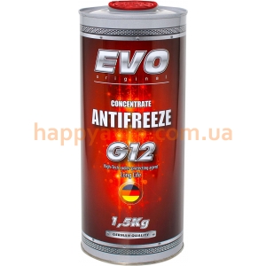 Антифриз ANTIFREEZE EVO G12 Concentrate (Red) - красный 1,5kg