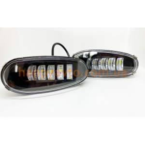 LED противотуманные фары Daewoo Lanos алюминий диодные 50W